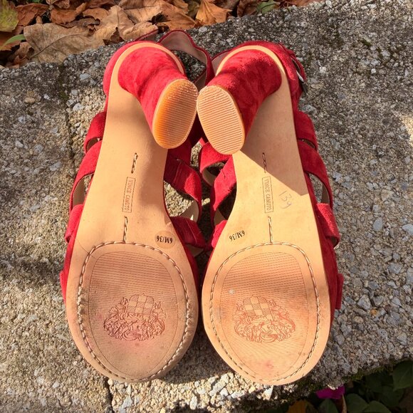 Vince Camuto Catyna Heeled Platform Sandal - Picture 7 of 7